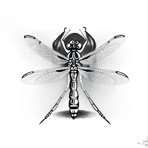 Dragonfly With Semi Colon