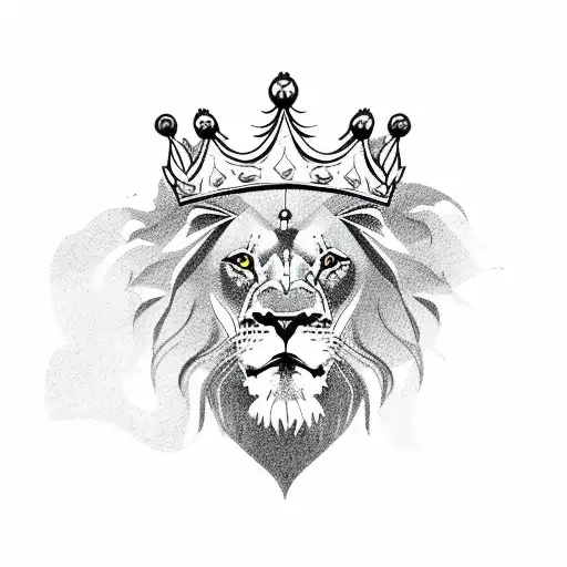Lion With Crown