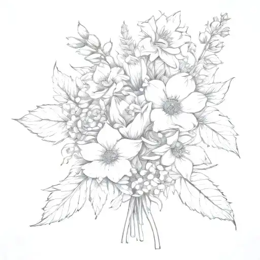 Birth Month Flower Bouquet