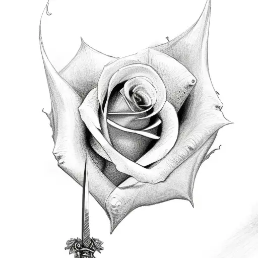 Sword With Rose