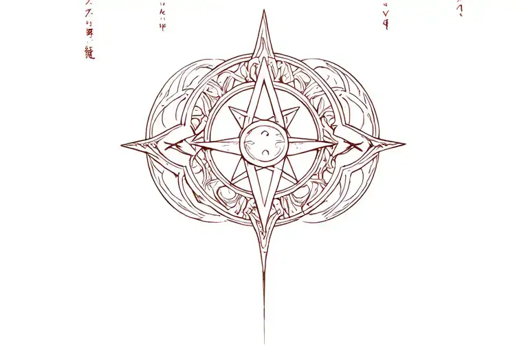 Hecate Triple Moon Star