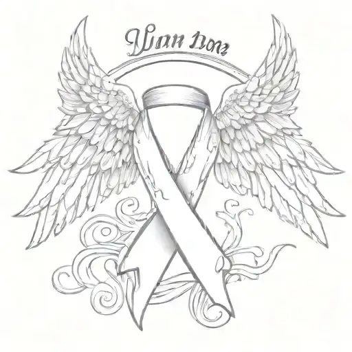 Mens Mental Health Ribbon With Angel Wings The Name Liam And The Years 2000 To 2023