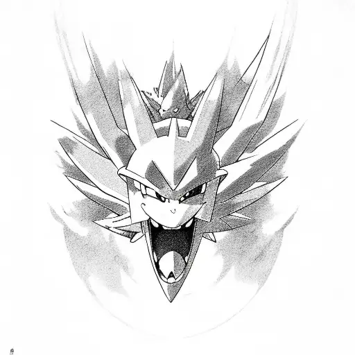 Pokemon On The Supersonic Cloud From Dragon Ball