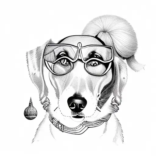 Me And My Dog Named Laika At The Beach