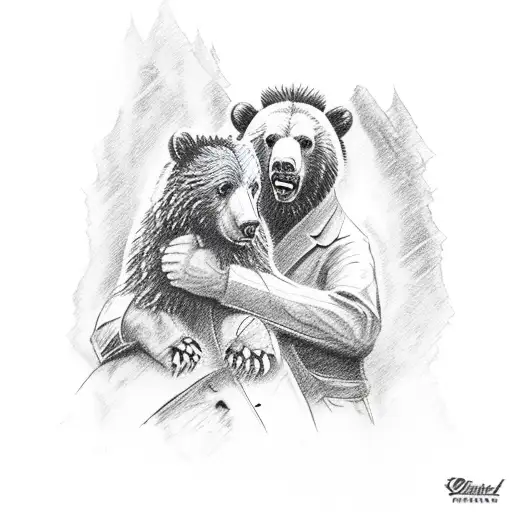 Abraham Lincoln Riding A Grizzly Bear Holding A Bud Light