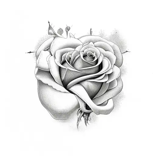 Medical Textbook Anatomical Heartwoth Rose Blossom And Thorns With Momento Vivere Script