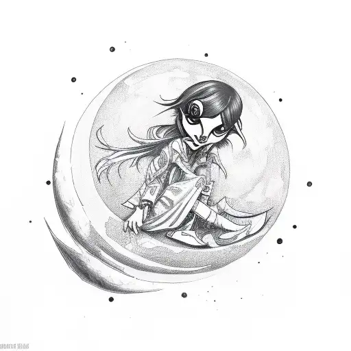 Joker Girl Sitdown In A Moon