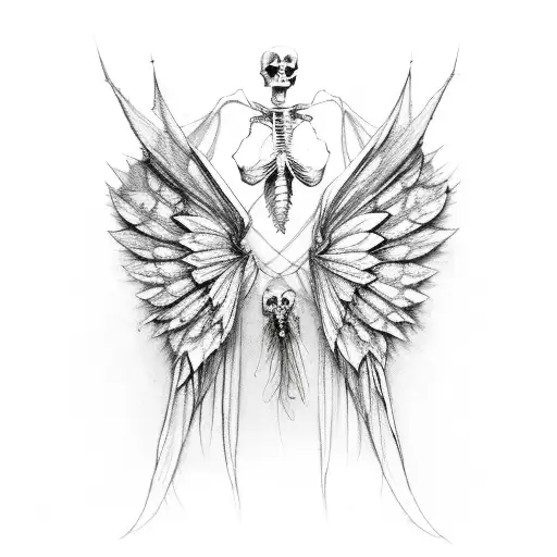 Skeletal Fairy Wings