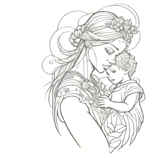 Christian And Small And Girl