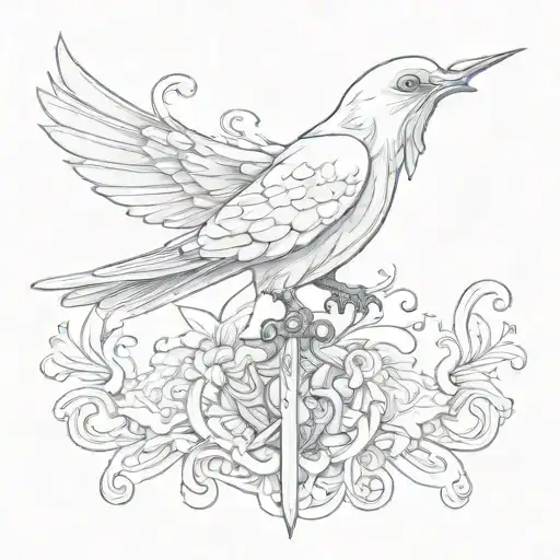 Dove And Sword