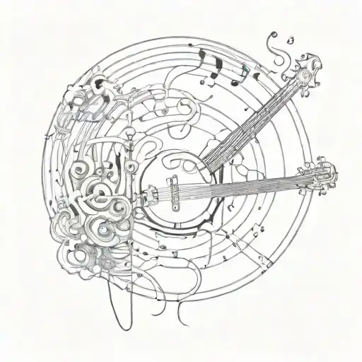 Round And Line Music