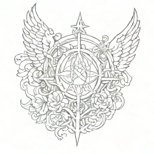 Christian And Small Tattoo Design