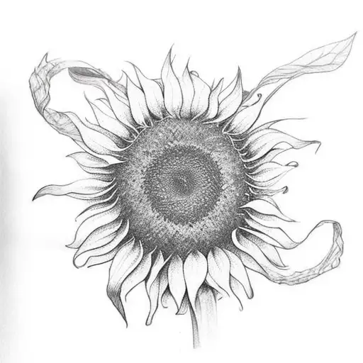 Sunflower That Says Survive