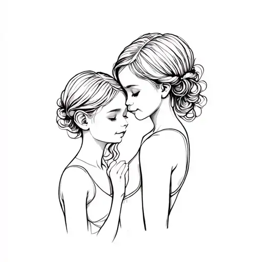 Matching Tattoo Mom Daughter And Son Born