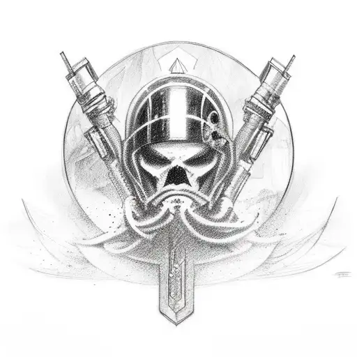 A Unique Combination Of A God And A Motorcycle Symbolizing Loyalty And Freedom