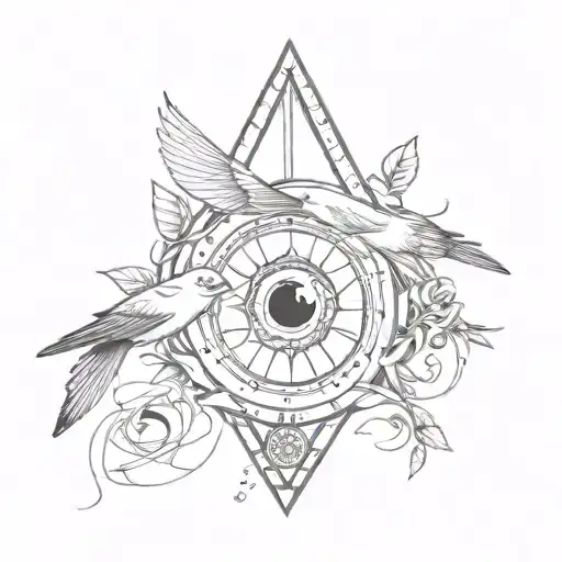 Eye Of Time And Swallow And Family Protection