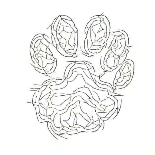 Dog Paw Print