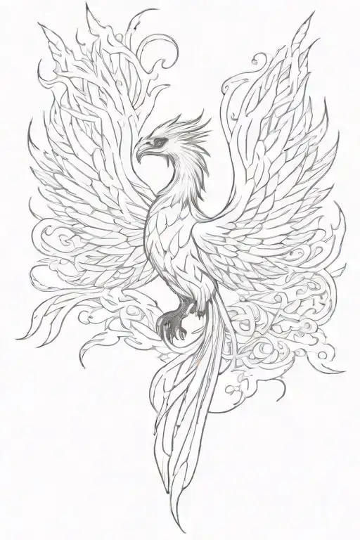 Phoenix Rising From The Ashes