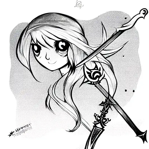 Star Butterfly With Sword