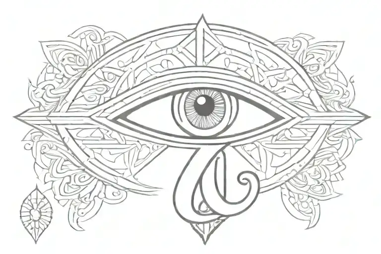 Ankh Symbol With Eye