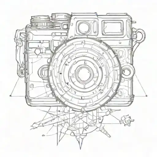 Camera With A Compass