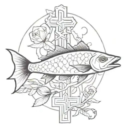 Fish And Cross