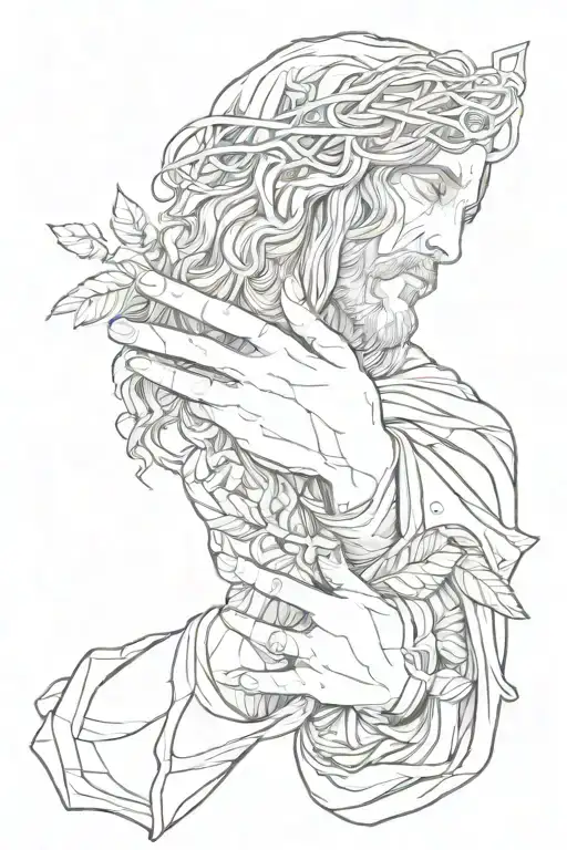 Jesus Hands Holding