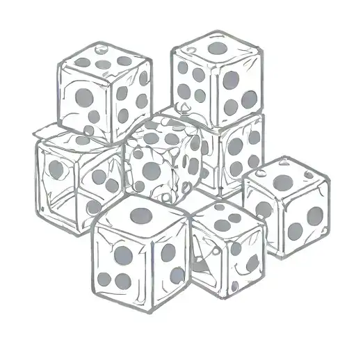 Minimalistic Dice Set