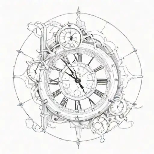 Broken Clock Face