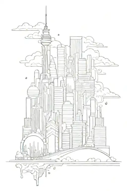 Line City Skyline
