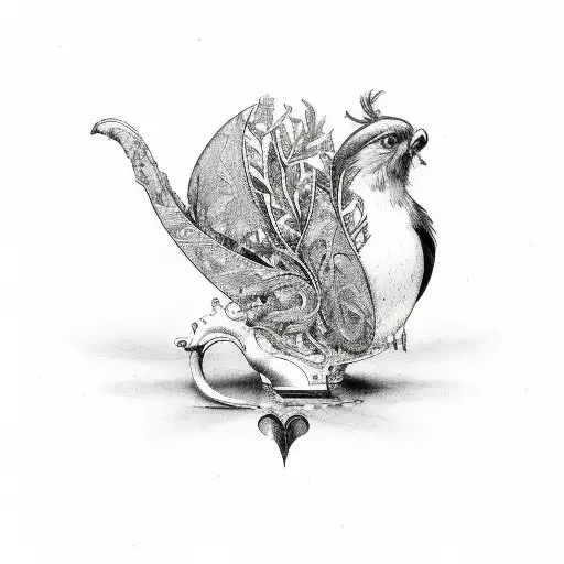 Scale Weighing Heart And Feather