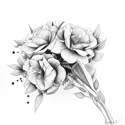 Gun Wrapped With Flowers