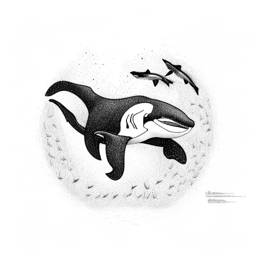 Killer Whale With The Empathy Symbol