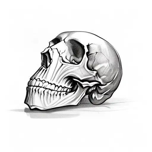 Skull Ice Cream Cone