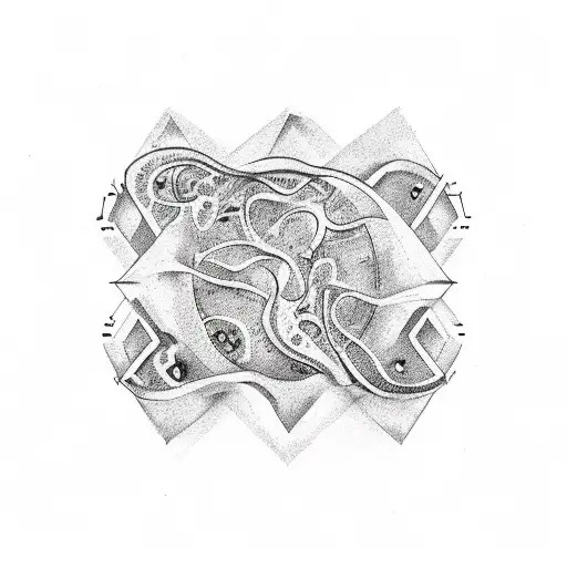 A Psychology Symbol Formed By Coffee Beans