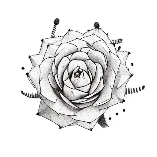 Cactus With A Little Flower