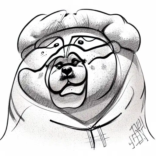 A Fat Man In A Dog Costume