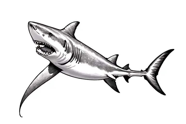 Shark And Coral Reef