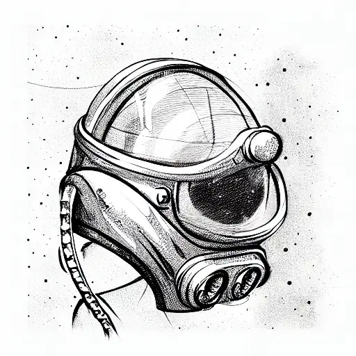 Kraken In Astronaut Helmet