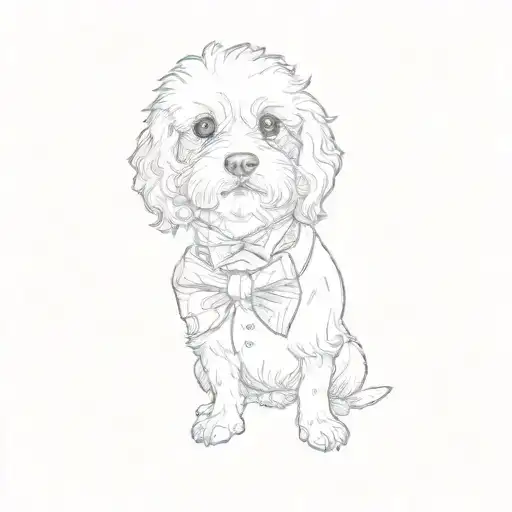 A Dog Wearing A Bow Tie