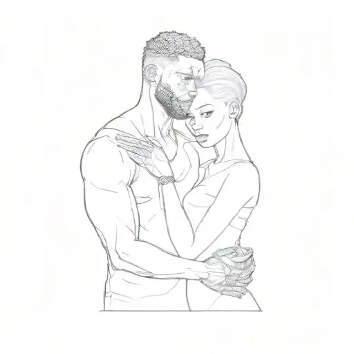 A Black Man And A Black Woman