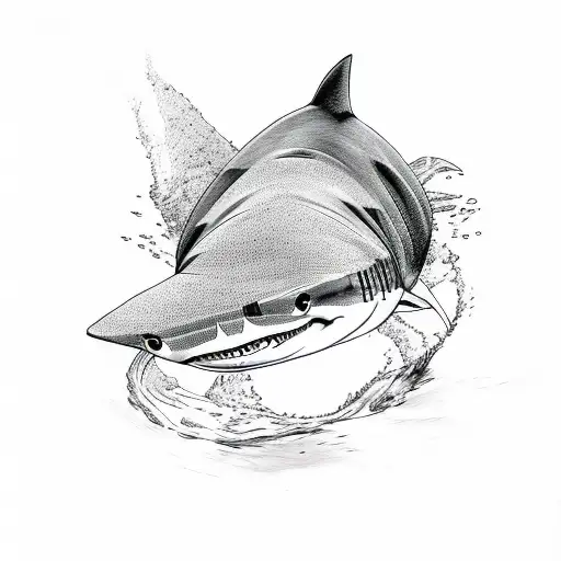 Shark Underwater Looking Perfect