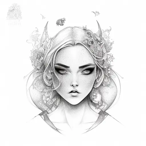 Beautiful Woman Witch