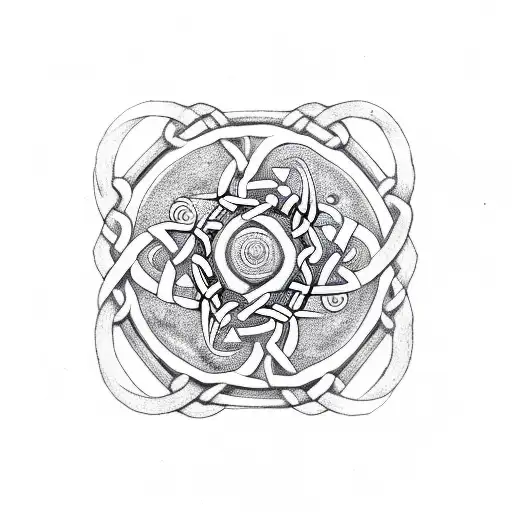 Combine The Maori Koru And Celtic Knot