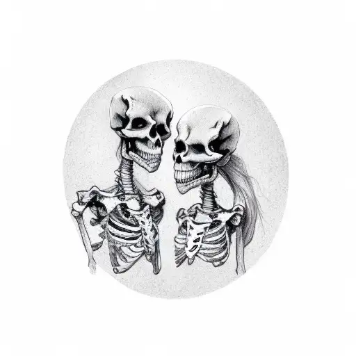 Mythical Skeleton Couple