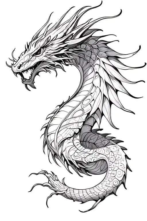 Half Butterfly Dragon Wrapped