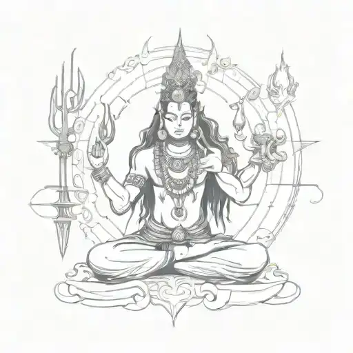 Darkness Of Techno And Holy Power Of Shiva