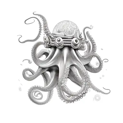 A Telephone Receiver Morphing Into An Octopus Tentacle