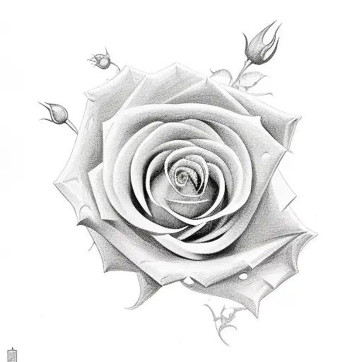 Rose Clock Numerals Arm