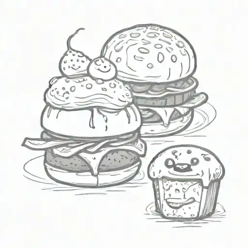 Sausage And Muffin Best Friend